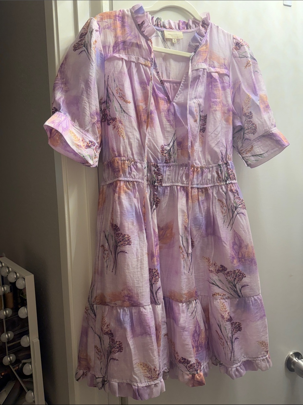 Purple Melloday dress size SMALL NWT